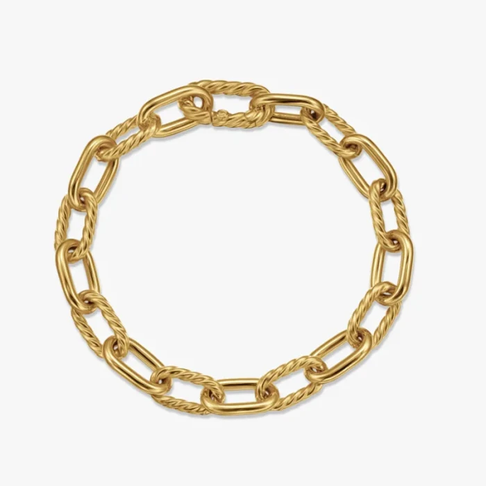 David Yurman 8.5mm Madison Chain Bracelet Gold