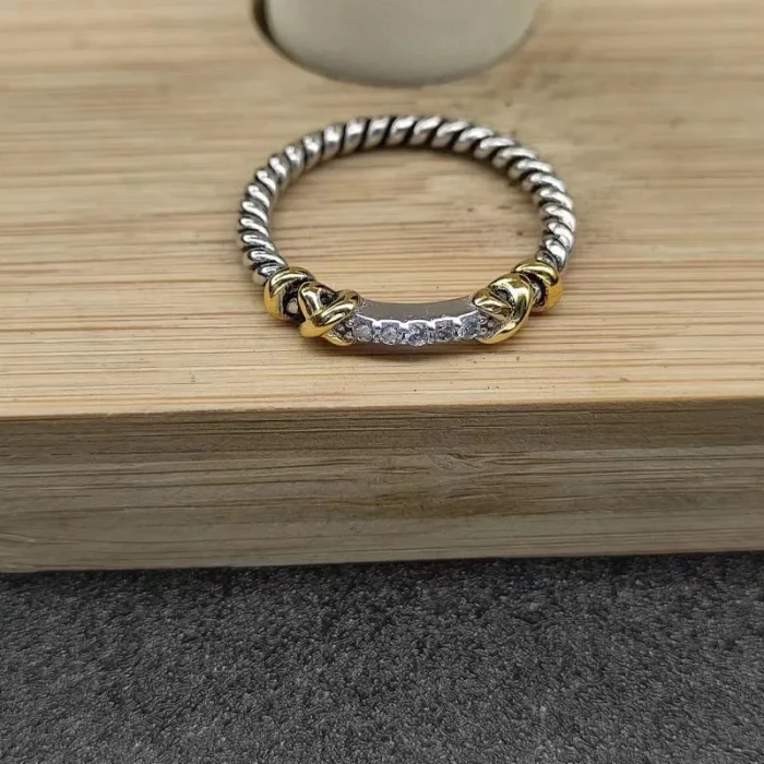 David Yurman Gold Wire Edge Band Ring