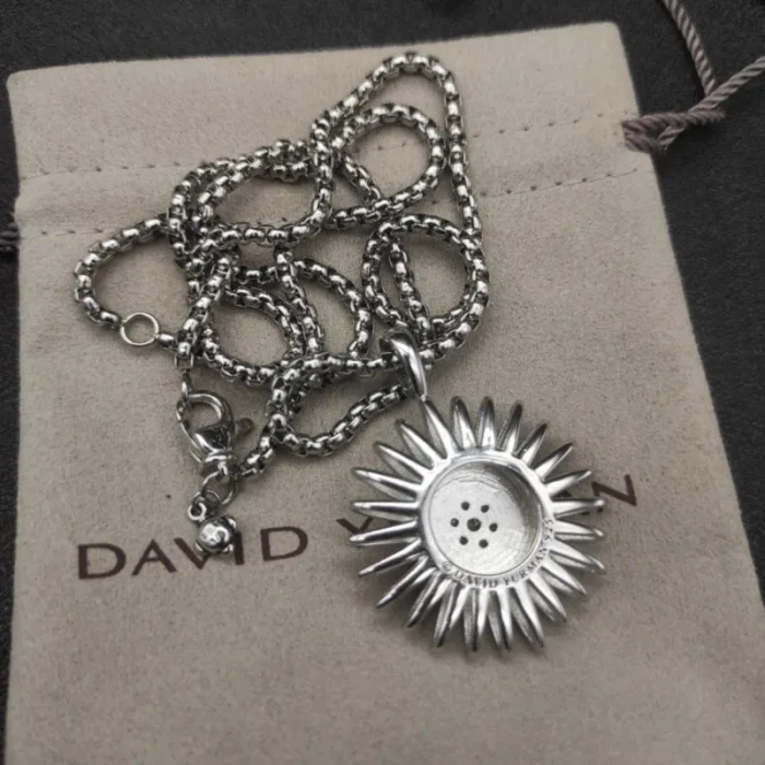 David Yurman Sunflower Pavé “Starburst” Necklace