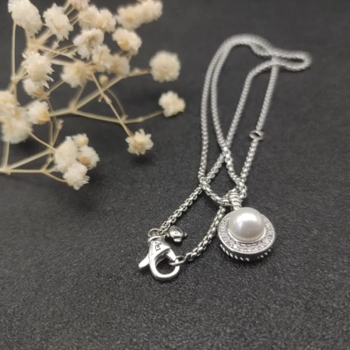David Yurman Round Pearl Necklace