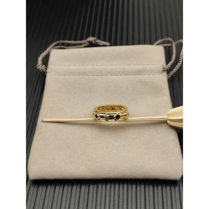 David Yurman Renaissance Gemstone Band Ring with Blue Diamond Accent