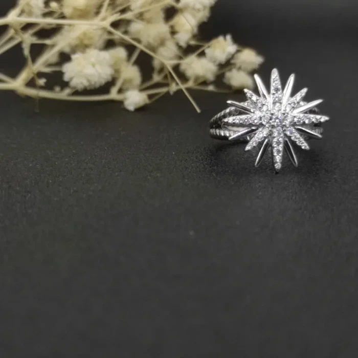 David Yurman Sunflower Pavé “Starry Sky” Ring