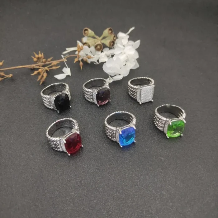 David Yurman Large Pavé Diamond Ring