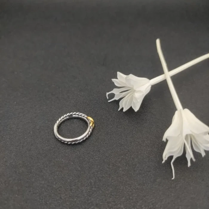 David Yurman X Cable Crossover Ring