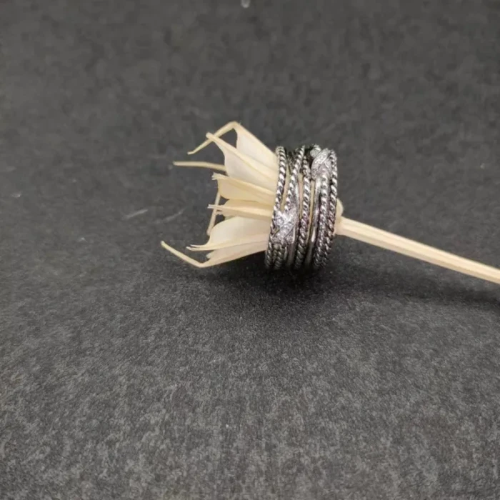 David Yurman Cable Double X Diamond Ring