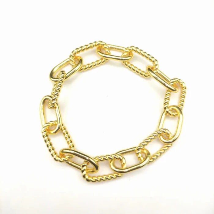 David Yurman Gold Madison Chain Bracelet 