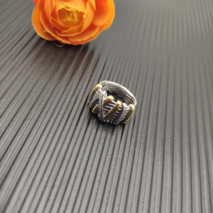 David Yurman 15mm Helena Interwoven Ring