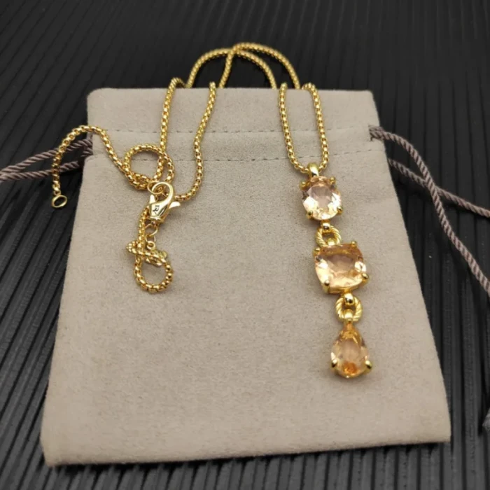 David Yurman Marbella Champagne Diamond Necklace