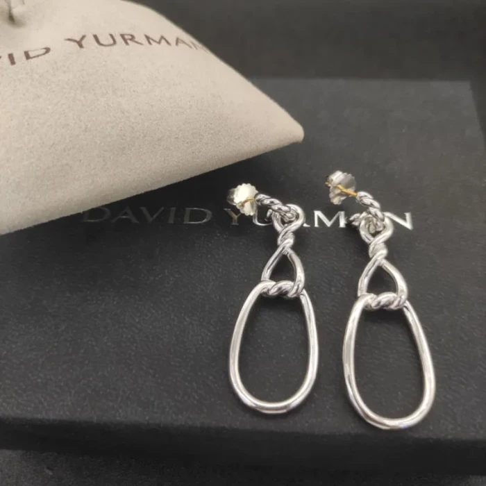 David Yurman Cable Twist Infinity “8” Earrings