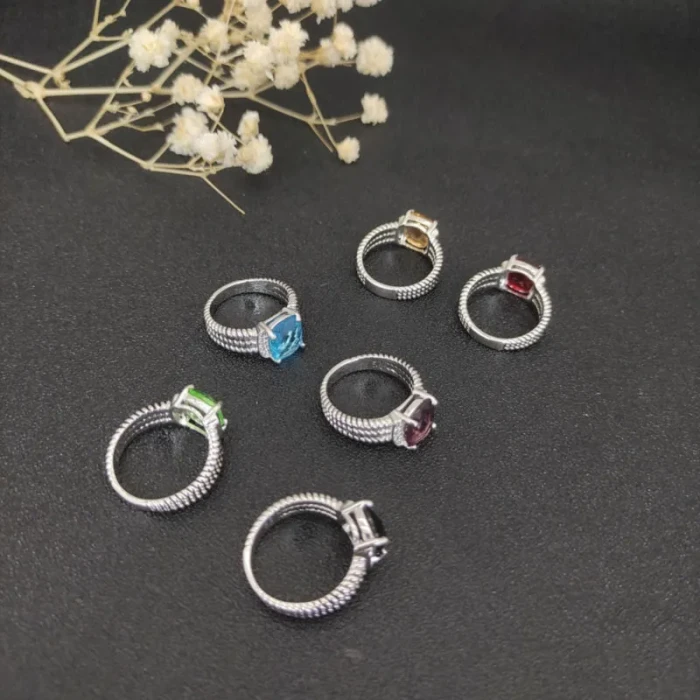 David Yurman Small Pavé Red Diamond Ring