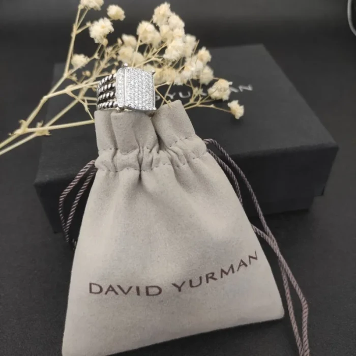 David Yurman Large Pavé Diamond Ring
