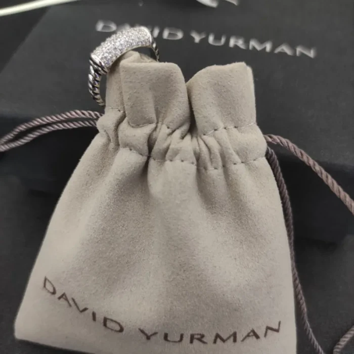 David Yurman Cable Pave Diamond Ring