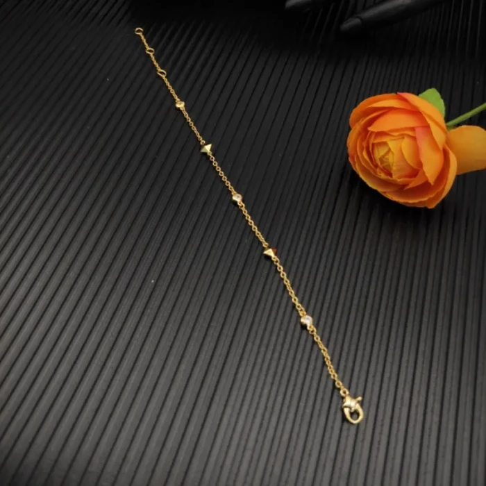 David Yurman Gold Small Modern Pavé Diamond Bracelet