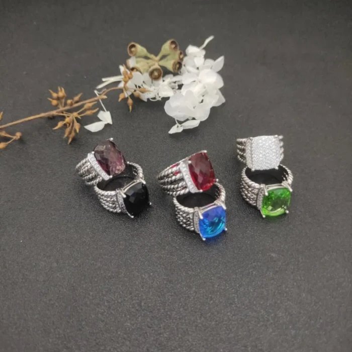 David Yurman Large Pavé Diamond Ring