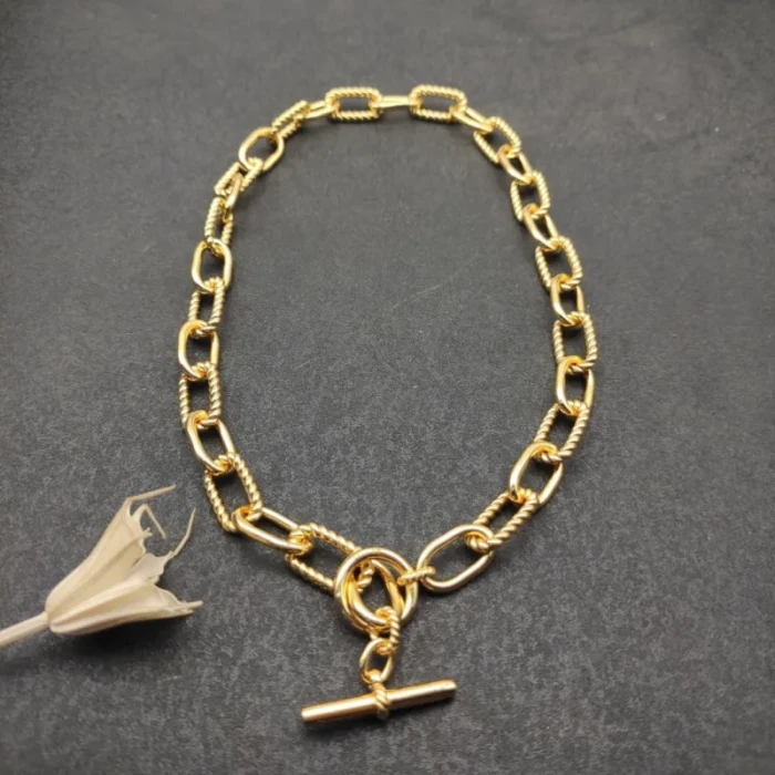 David Yurman 11mm Gold Twisted Cable Necklace, 48cm