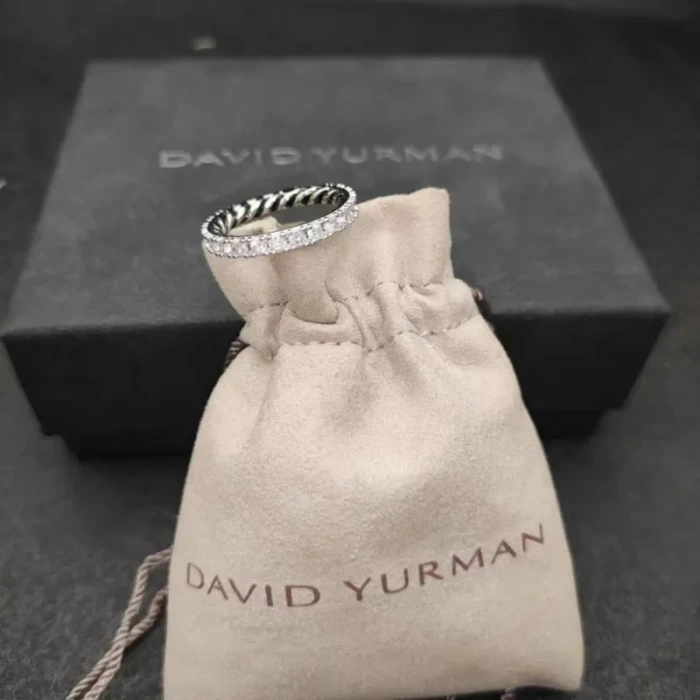 David Yurman Pavé Diamond Eternity Love Ring