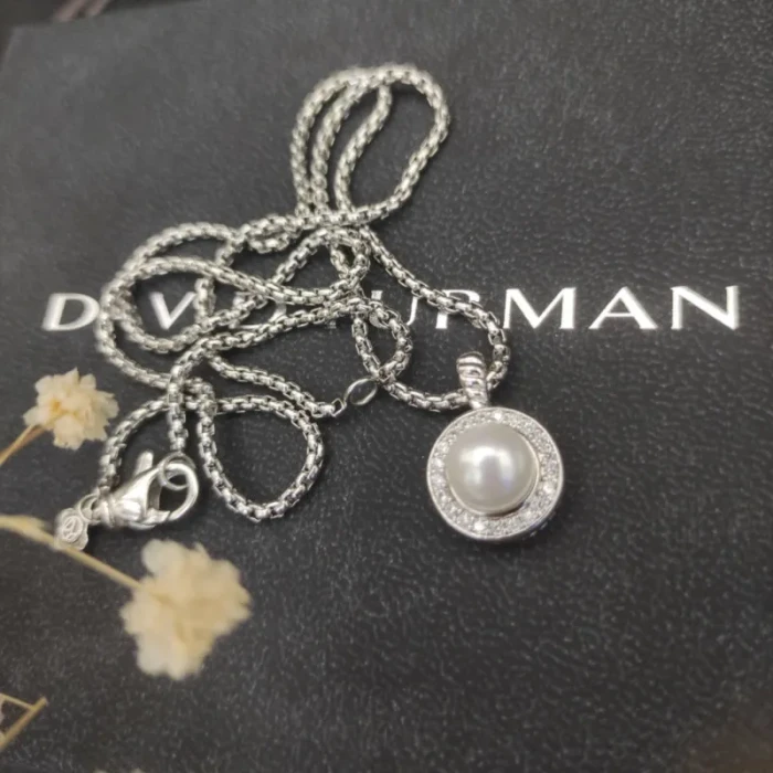 David Yurman Round Pearl Necklace
