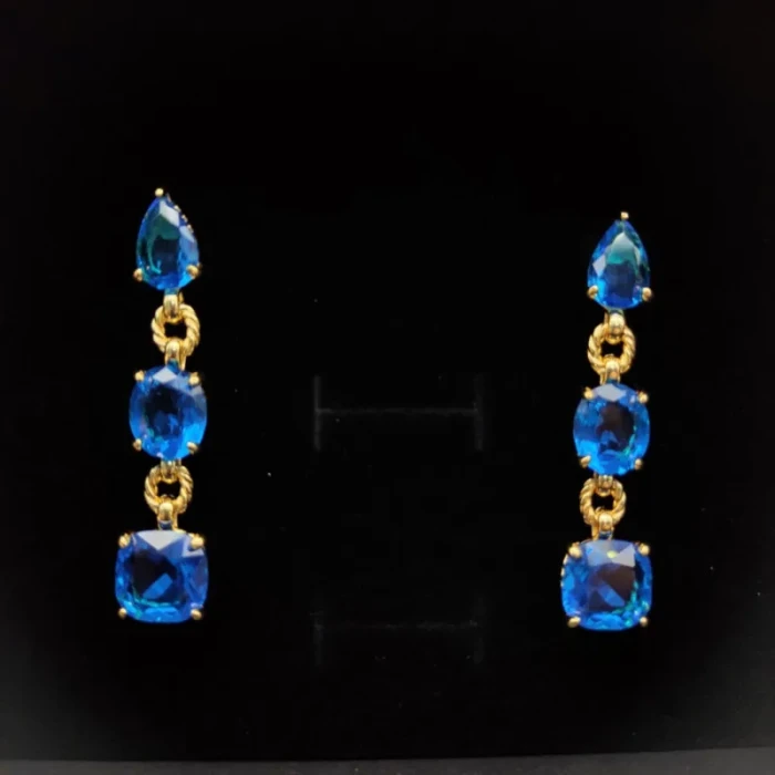 David Yurman Marbella Blue Diamond Earrings