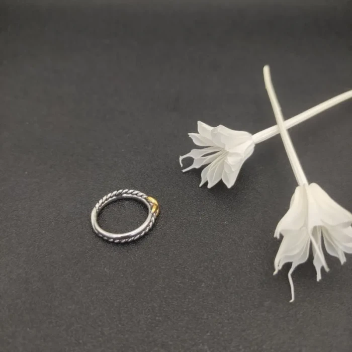 David Yurman X Cable Crossover Ring