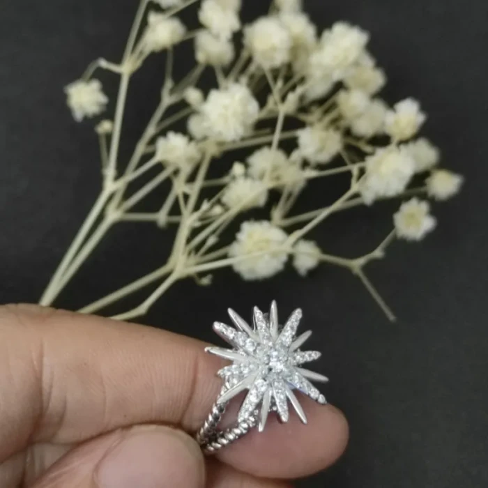 David Yurman Sunflower Pavé “Starry Sky” Ring