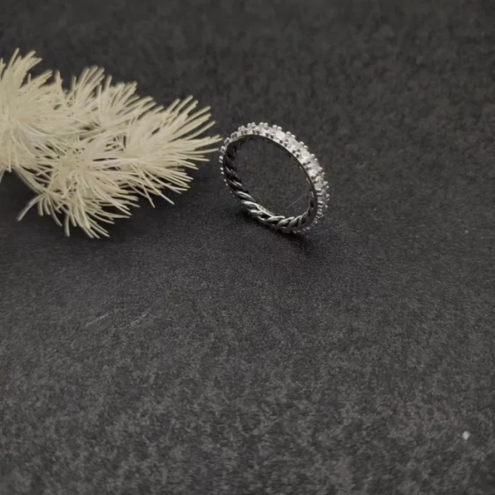 David Yurman Pavé Diamond Eternity Love Ring