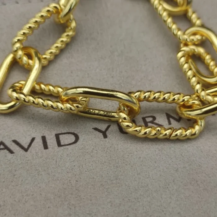 David Yurman Gold Madison Chain Bracelet 