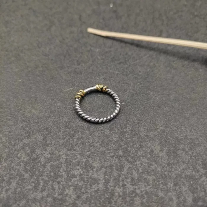 David Yurman Gold Wire Edge Band Ring