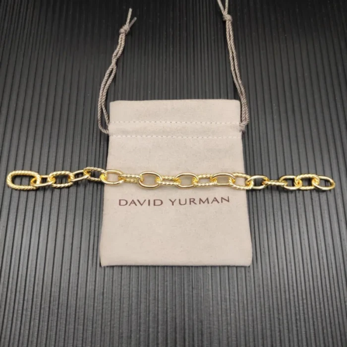David Yurman 8.5mm Madison Chain Bracelet Gold