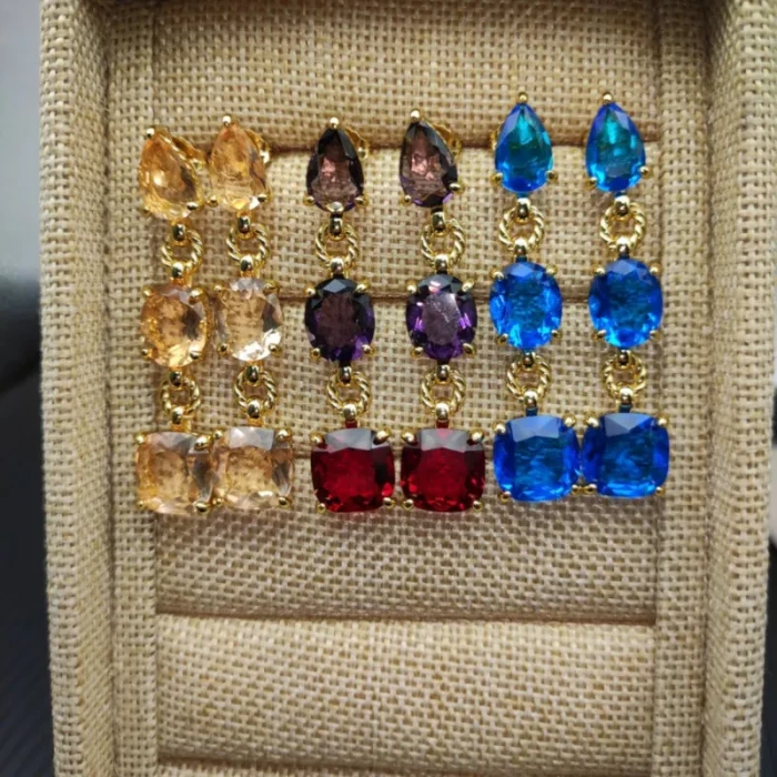 David Yurman Marbella Blue Diamond Earrings