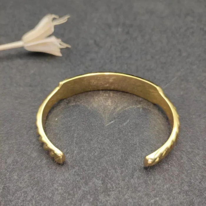 David Yurman 12.9mm Gold Wave Cuff Bracelet