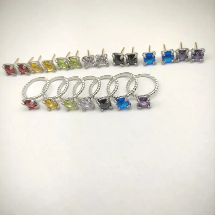 David Yurman 8mm Four-Prong Black Diamond Ring