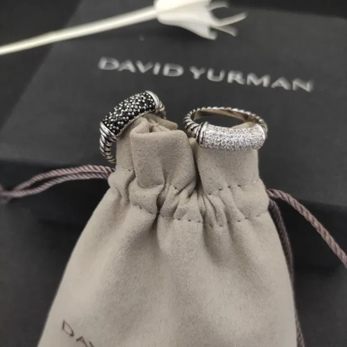 David Yurman Cable Pave Diamond Ring