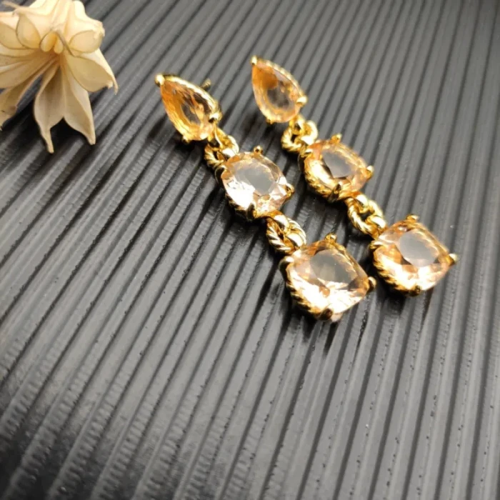 David Yurman Marbella Champagne Diamond Earrings