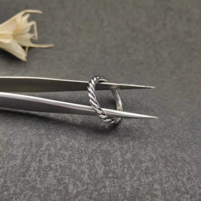 David Yurman 3mm Cable Single Row Ring Silver