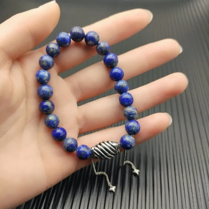 David Yurman 8mm Stretch Lapis Lazuli Bracelet