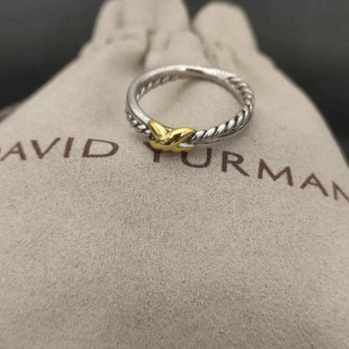 David Yurman X Cable Crossover Ring