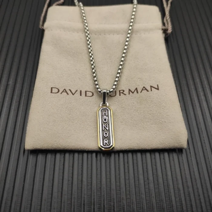 David Yurman 27mm Guardian of Honor Necklace