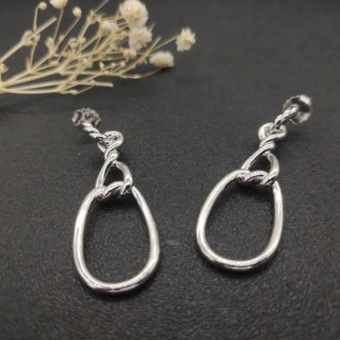 David Yurman Cable Twist Infinity “8” Earrings