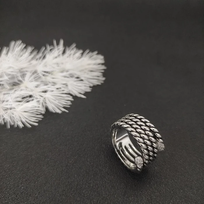 David Yurman Cable Pavé Diamond Ring