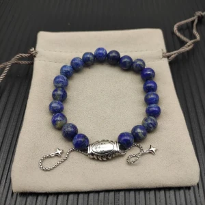 David Yurman 8mm Stretch Lapis Lazuli Bracelet