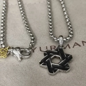 David Yurman Star of David Necklace