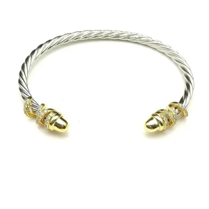 David Yurman 4mm Cable Classic Round-End Cuff Bracelet