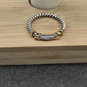 David Yurman Gold Wire Edge Band Ring