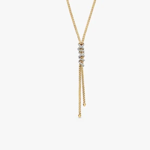 David Yurman Gold Helena Y Necklace – 3mm Chain,
