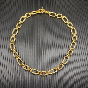 David Yurman Gold Cable Chain Necklace 50cm