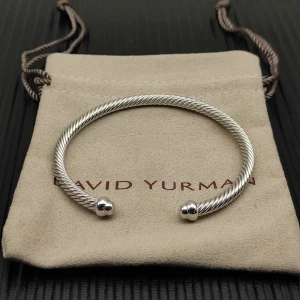David Yurman 4mm Silver Round End Bracelet