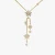 David Yurman Gold Starburst Cluster Necklace