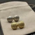 David Yurman Silver 14mm Pavé Twisted Spiral Stud Earrings