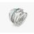 David Yurman 15mm Five-Row Connected Sapphire Ring