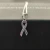 David Yurman Cable Twist Ribbon Pink Diamond Pendant Necklace, Pendant Size 24.4 x 6.7mm, 1.5mm Chain, Length 45cm + 5cm